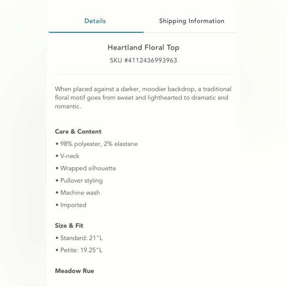 NWT Meadow Rue Anthropologie Peplum XS - Picture 5 of 5